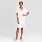 Women's Short Sleeve Dress - Prologue White