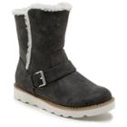 Girls' Revel Devin Faux Fur Lined Motto Boots - Gray