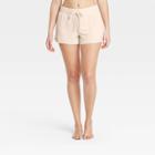 Women's Summer Lounge Shorts - Stars Above Oatmeal