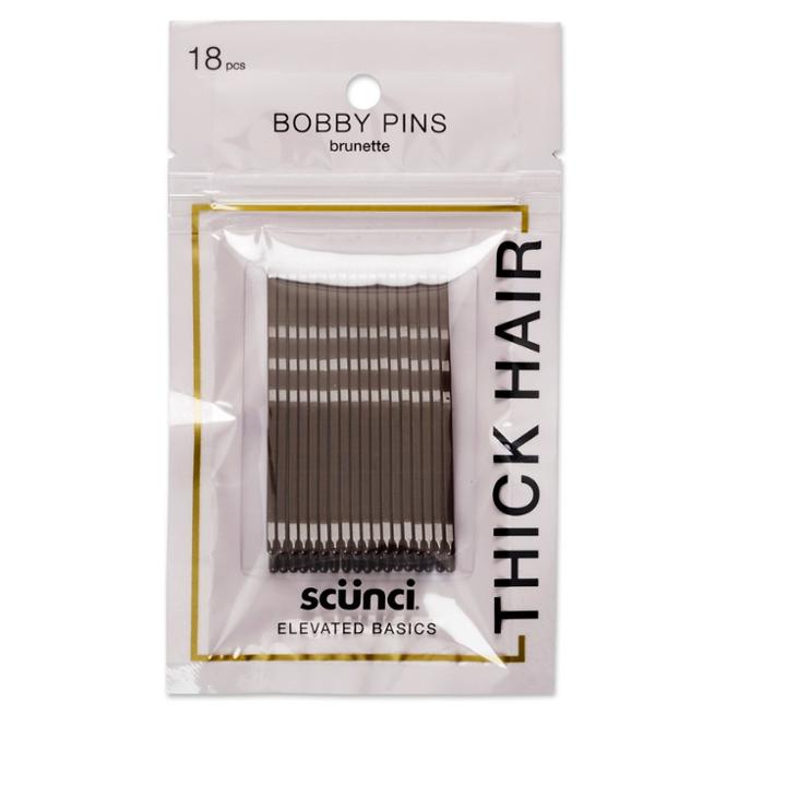 Conair Scunci Strong Hold Bobby Pins Brunette