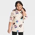 No Brand Pride Kid's Multi-flag Hoodie - Cream