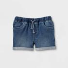 Toddler Girls' Pull-on Jean Shorts - Cat & Jack Blue