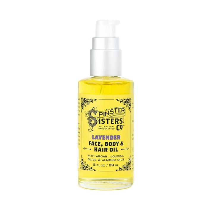 Spinster Sisters Co. Lavender Face Body And Hair Oil