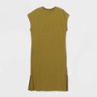 Women's Sleeveless T-shirt Dress - Universal Thread Green