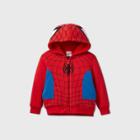 Marvel Toddler Boys' Spider-man Cosplay Sweatshirt - Red