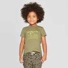 Toddler Boys' Always Be Kind Graphic Short Sleeve T-shirt - Cat & Jack Olive