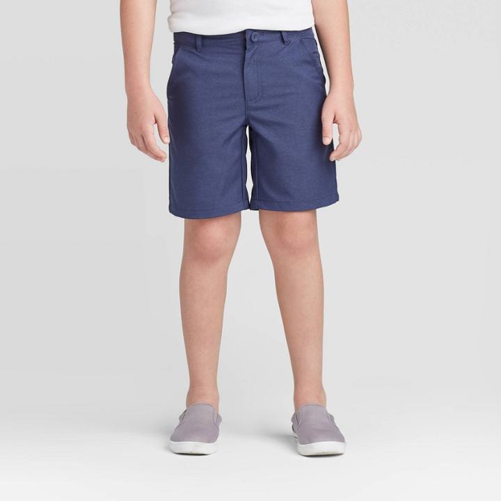Boys' Quick Dry Chino Shorts - Cat & Jack Navy