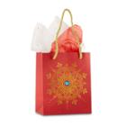 6ct Indian Jewel Gift Bag Red - Kate Aspen