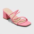 Women's Blakely Mule Heels - A New Day Pink