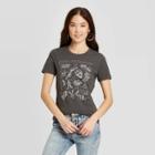 Women's Zodiac Signs Short Sleeve T-shirt - Fifth Sun (juniors') - Vintage Black