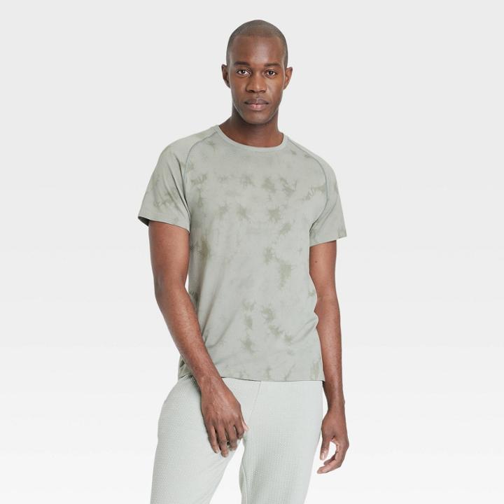 Men's Short Sleeve Seamless T-shirt - All In Motion Gray
