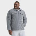 Men's Big & Tall Lightweight Insulated Shirt Jacket - All In Motion Heather Gray