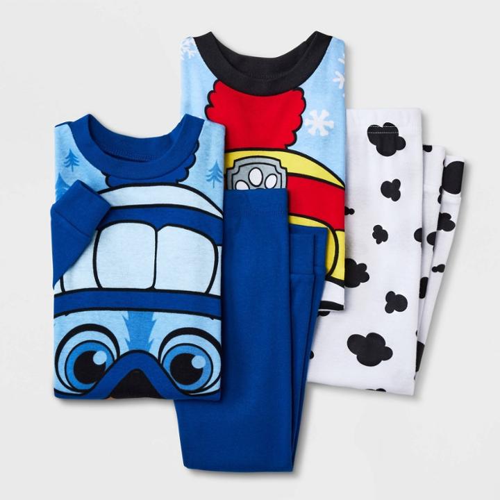 Toddler Boys' 4pc Paw Patrol Pajama