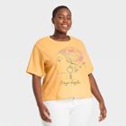 Women's Maya Angelou Plus Size Short Sleeve Graphic T-shirt - Yellow