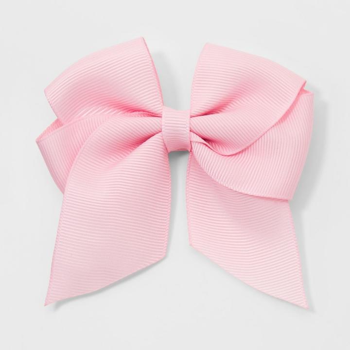 Girls' Tailed Grosgrain Bow Clip - Cat & Jack