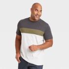 Men's Tall Standard Fit Short Sleeve Crewneck T-shirt - Goodfellow & Co Olive Green