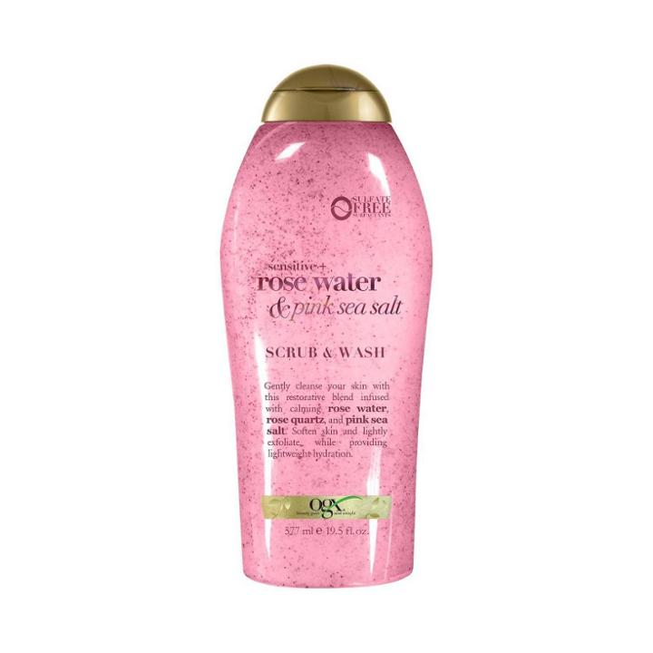 Ogx Pink Sea Salt And Rose Water Scrub