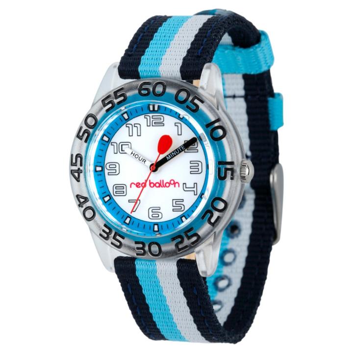 Disney Boys' Red Balloon Plastic Time Teacher Watch - Colorful,
