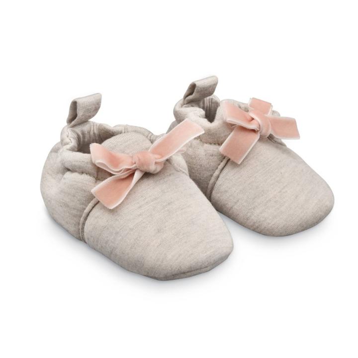 Carter's Just One You Baby Bow Construction Slippers - Tan/blush