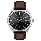 Caravelle New York By Bulova Men's Brown Leather Strap Watch