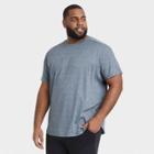 Men's Big & Tall Short Sleeve Soft Stretch T-shirt - All In Motion Navy