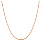 Target Adjustable Snake Chain In 14k Rose Gold Over Silver - 16