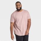 Men's Big & Tall Short Sleeve Soft Stretch T-shirt - All In Motion Pink