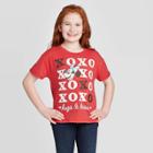 Disney Girls' Xoxo Minnie T-shirt - Red