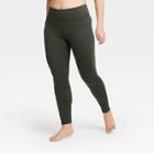 Women's Simplicity Mid-rise Leggings 27 - All In Motion Olive Green Xs, Women's, Green Green