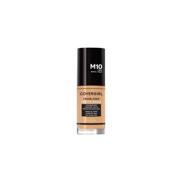 Covergirl Trublend Matte Made Foundation M10 Golden Natural - 1.01 Fl Oz, Adult Unisex