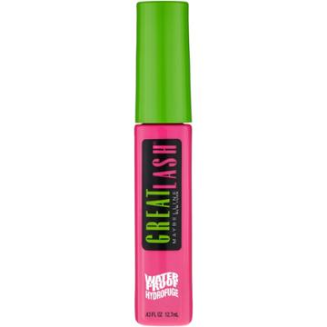 Maybelline Great Lash Waterproof Mascara 111 Very Black - 0.43 Fl Oz, 111 Waterproof Very Black