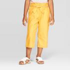 Oshkosh B'gosh Toddler Girls' Tie Waist Pull-on Pants - Yellow