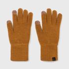 Women's Merino Wool Blend Gloves - All In Motion Butterscotch One Size, Yellow