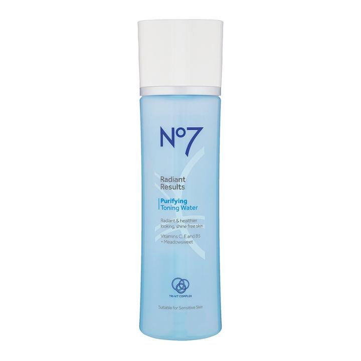 No7 Radiant Results Purifying Toning Water