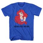 Men's Disney The Little Mermaid Go On And Kiss The Girl T-shirt - Navy