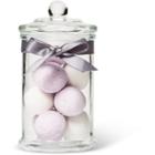 Tri-coastal Design Lavender Glass Jar Bath Fizzers