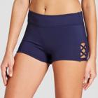 Women's Strappy Side Swim Shorts - Mossimo Starry