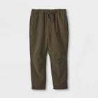 Toddler Boys' Jersey Lined Quick Dry Pull-on Pants - Cat & Jack Olive Green