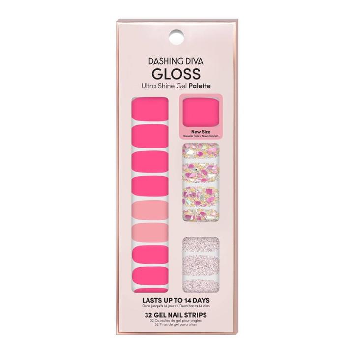 Dashing Diva Gloss Gel Nail Art Strips - Palm Beach