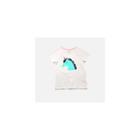 Girls' Flip Sequin Unicorn Short Sleeve T-shirt - Cat & Jack White