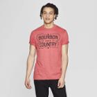 Men's Short Sleeve Crew Neck Bourbon Country Graphic T-shirt - Awake Red