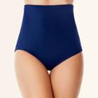 Target Dreamsuit By Miracle Brands Women's Slimming Control Ultra High Waist Bikini Bottom - Navy (blue)