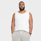 Men's Big & Tall Tank Top - Goodfellow & Co White