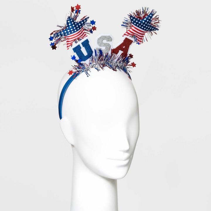 No Brand Americana Star Ear Headband