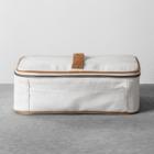 Hearth & Hand With Magnolia Cosmetic Bag Canvas - White - Hearth & Hand With