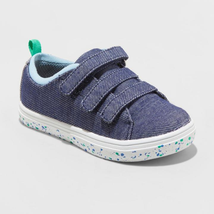 Toddler Boys' Thurman Triple Strap Sneakers - Cat & Jack Blue