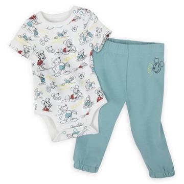 Baby Mickey Mouse Vintage Bodysuit Set - 0-3m - Disney Store, One Color