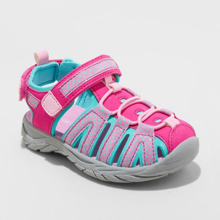 Toddler Girls' Rory Camp Hiking Sandals - Cat & Jack Pink