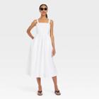 Women's Sleeveless Sundress - A New Day White