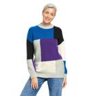 Women's Color Block Sweater - Lego Collection X Target Blue/purple/black Xxs